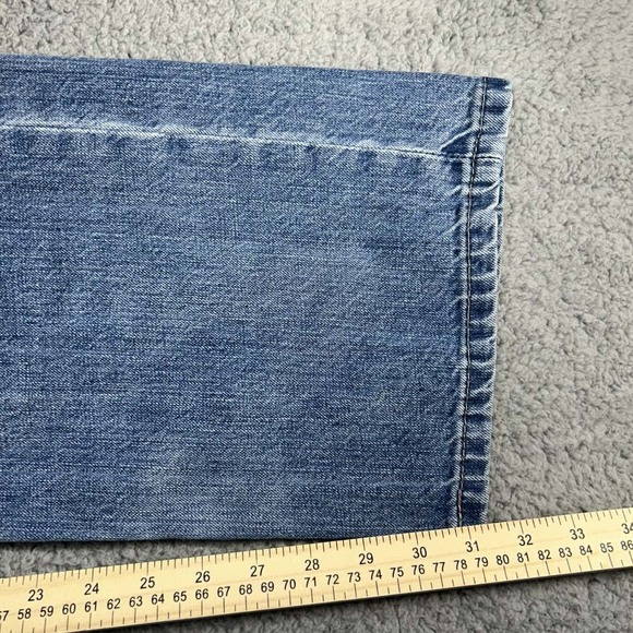 Levis 514 Jeans Mens 38 (36X31) Regular Straight Blue Denim Clean - Picture 11 of 15